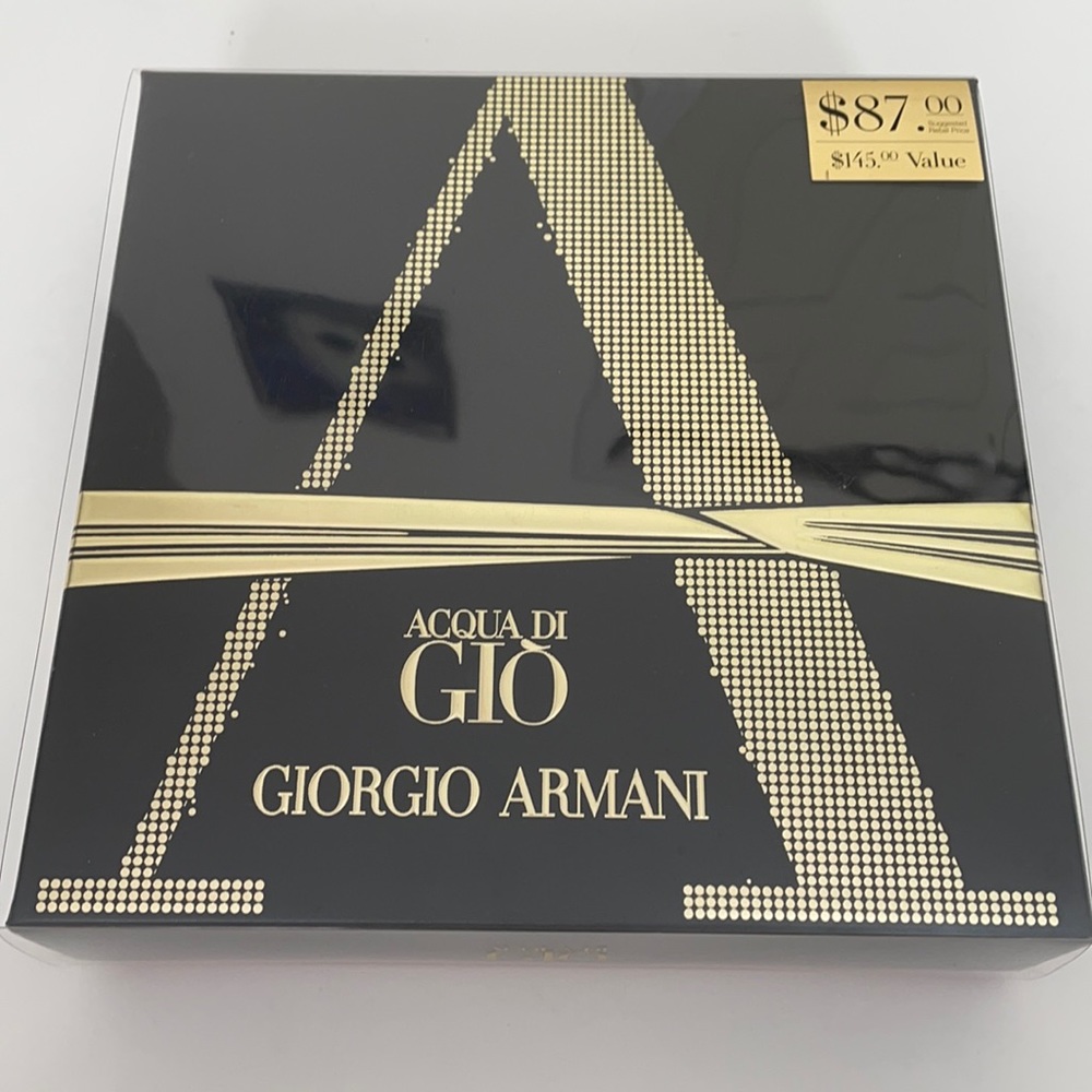 Giorgio Armani box. Empty